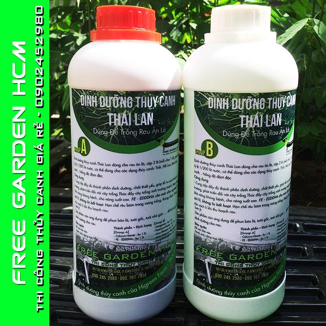 DUNG DỊCH THỦY CANH Thái Lan FE – EDDHA - DINH DƯỠNG THỦY CANH