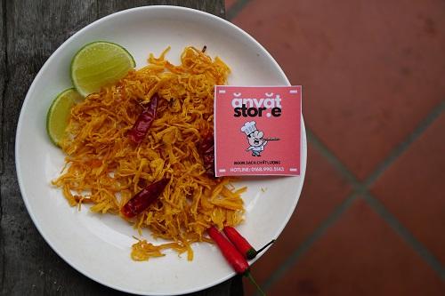500GR KHÔ GÀ BƠ TỎI