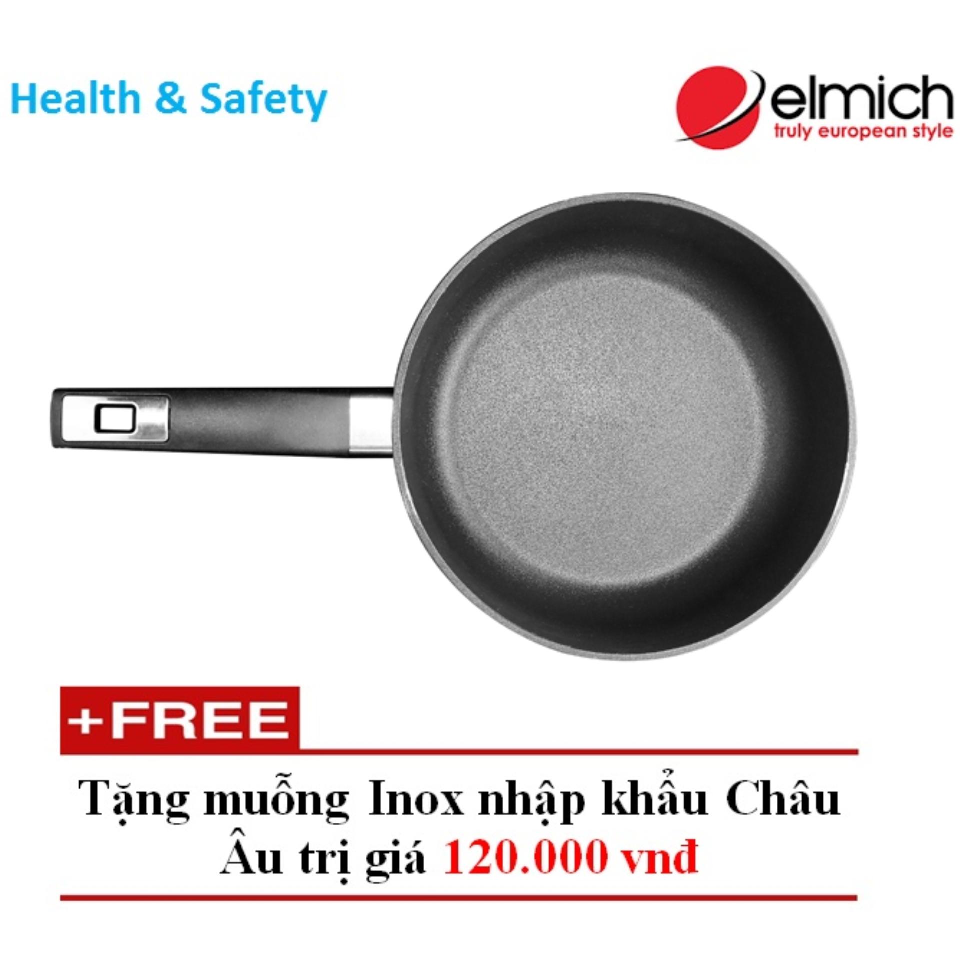 Chảo Từ Cao Cấp ELMICH PEEK LINIE EL3252 SIZE 24CM - Tặng Muỗng Lẩu Elmich Nhập khẩu Châu Âu