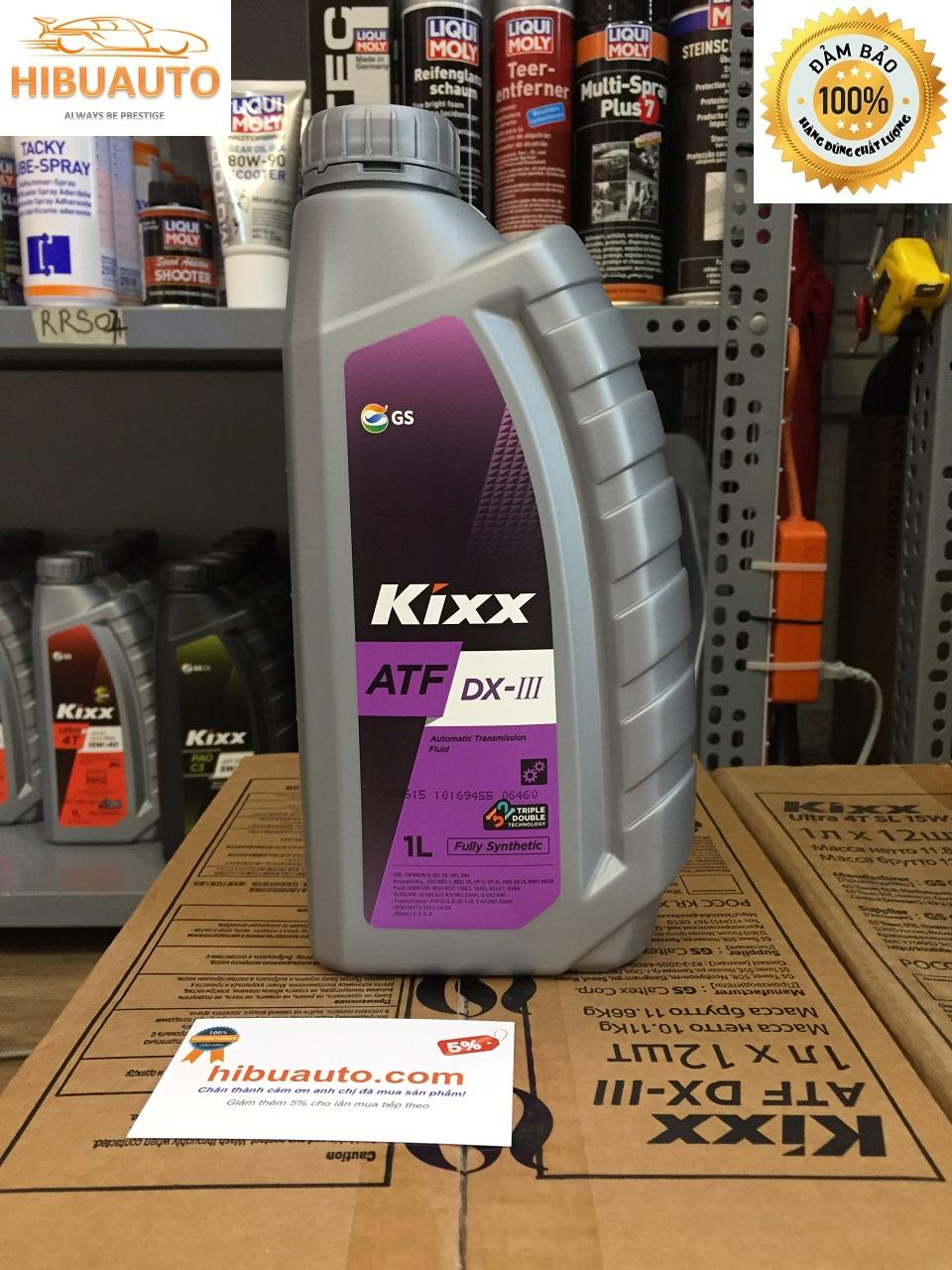 Dầu số tự động Kixx ATF DX III – 1L