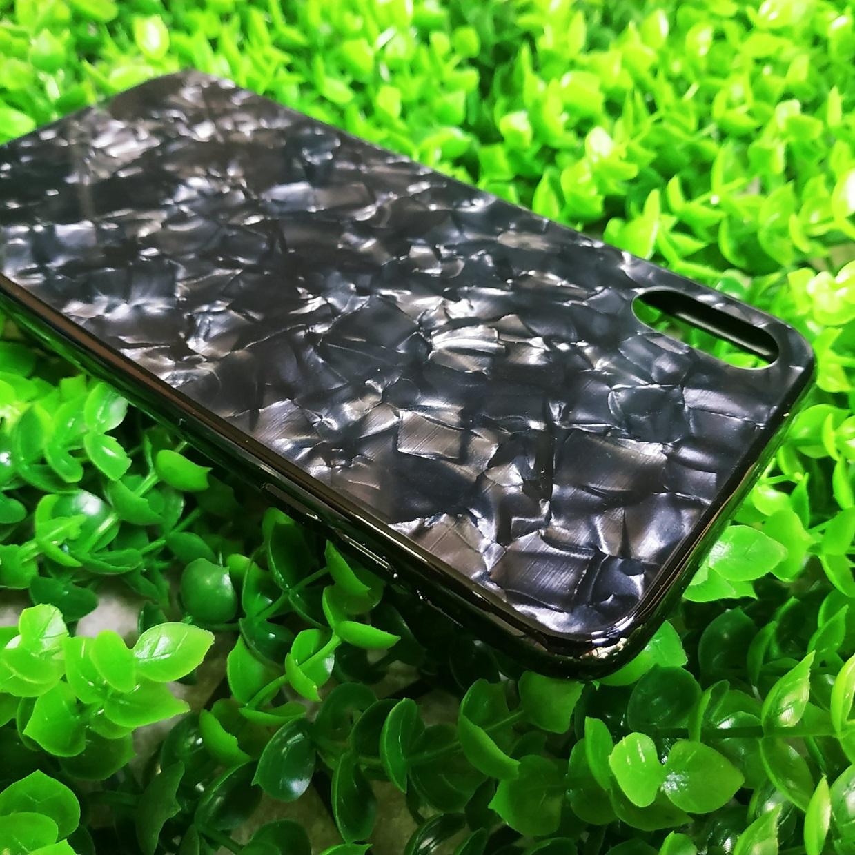 Ốp Lưng Kính 3D Vân Đá Cho iPhone XS Max (6.5 inch)