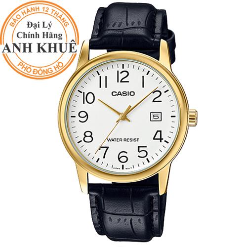 Đồng hồ nam dây da Casio Anh Khuê MTP-V002GL-7B2UDF