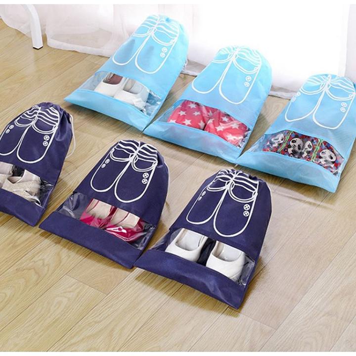 Túi đựng chống bẩn giày du lịch size 37*27cm và 41*31cm