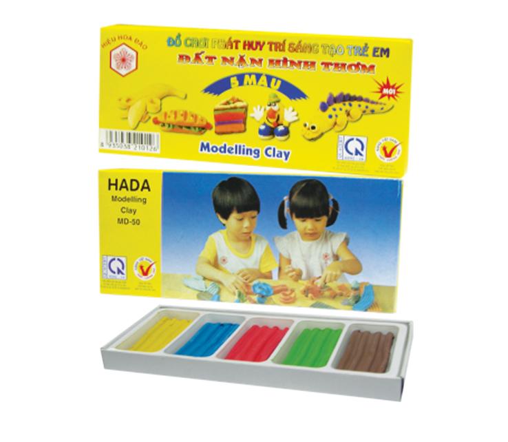 Đất Sét Nặn Hình Thơm 5 Màu cho bé vui chơi sáng tạo