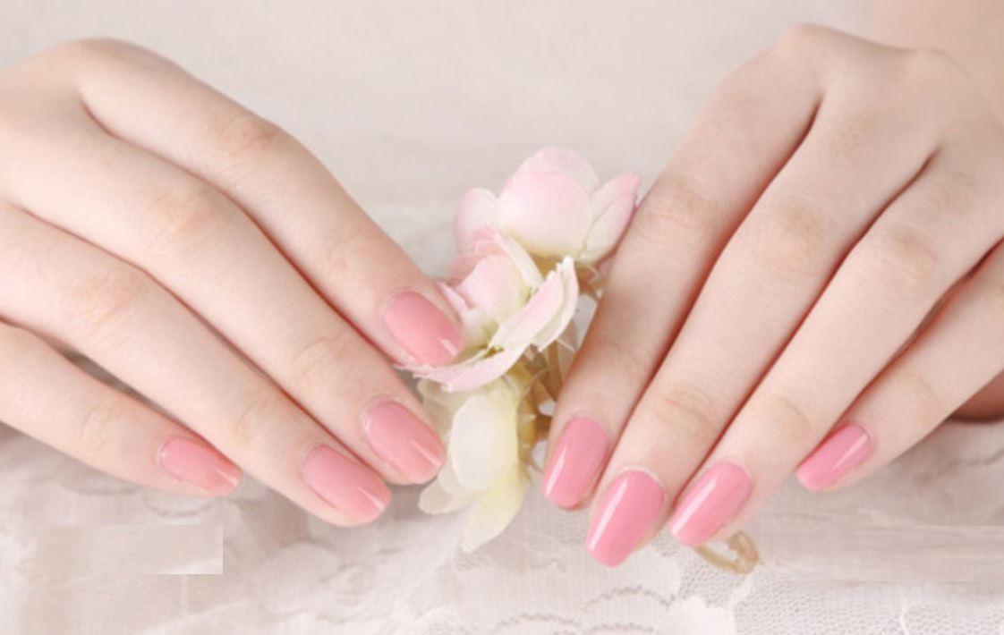 Sơn móng tay lột Oulisi màu hồng phấn