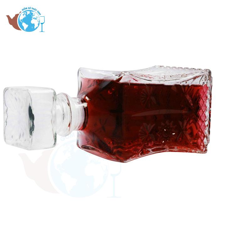 Bình Đựng Rươu Ngâm Sâm Thủy Tinh 750ml - BR05