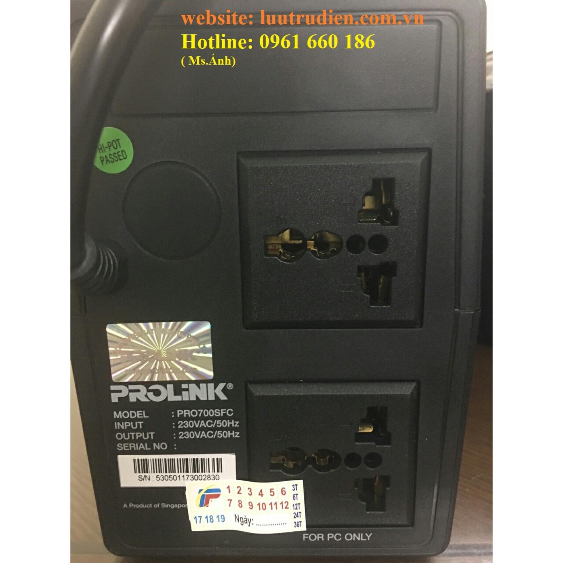 Bộ lưu điện Prolink Pro700SFC