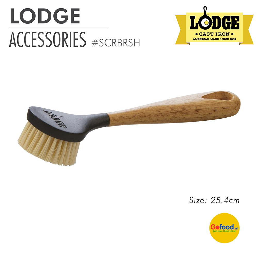 Bàn chải cọ nồi Lodge - Scrubber Brush 25.4 cm