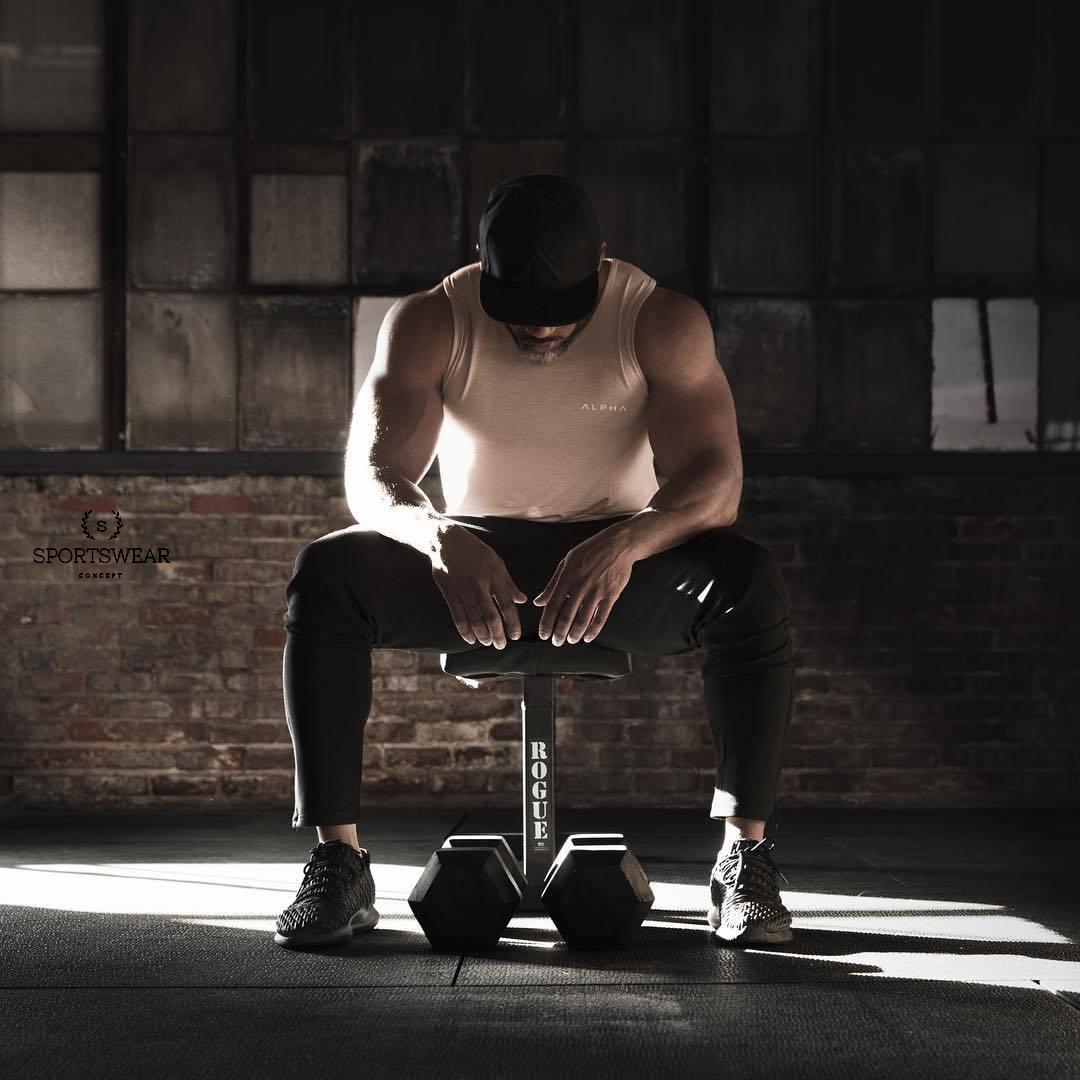 Áo ba lỗ tập gym nam alpha Ver2