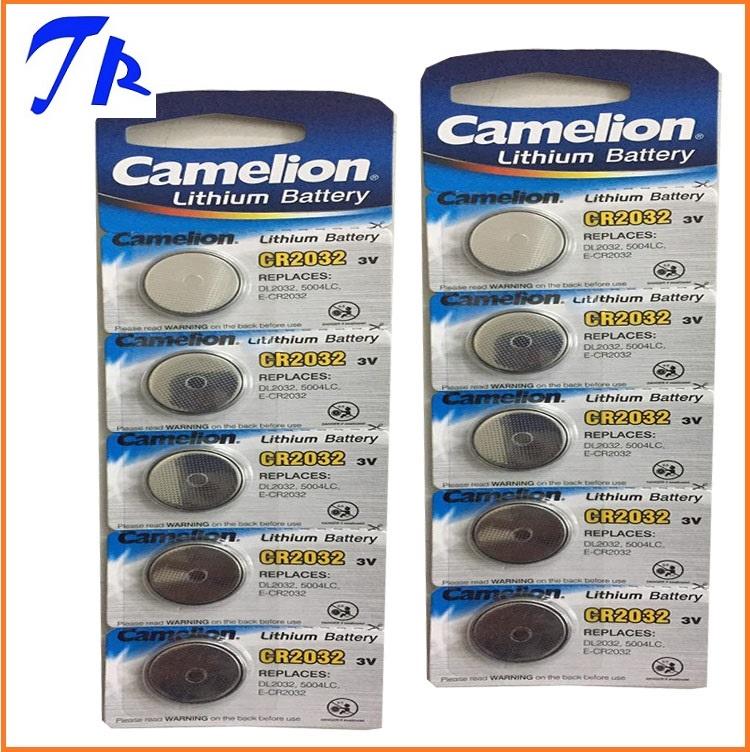 10 viên pin cr2032 camelion lithium 3v, pin cmos cr2032
