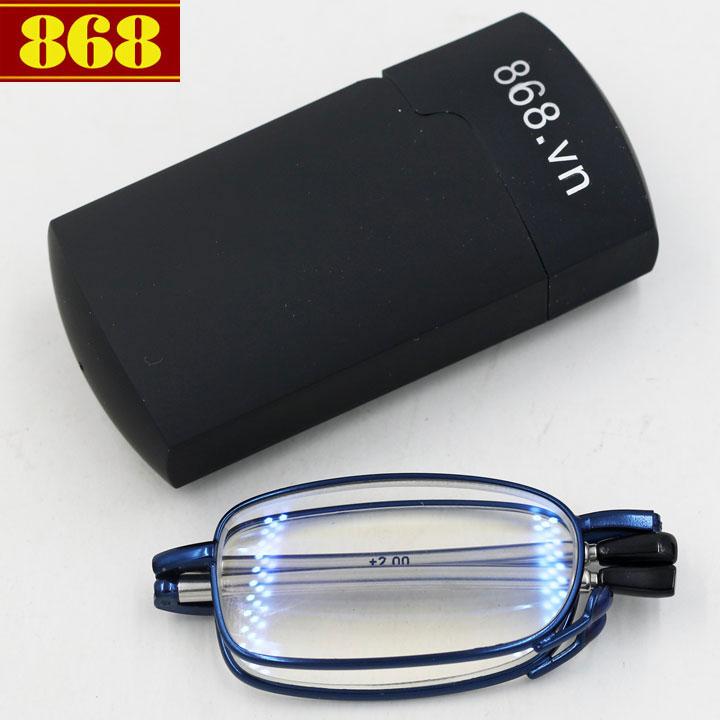 Kính lão gọng xếp 868 màu xanh 2.5 độ