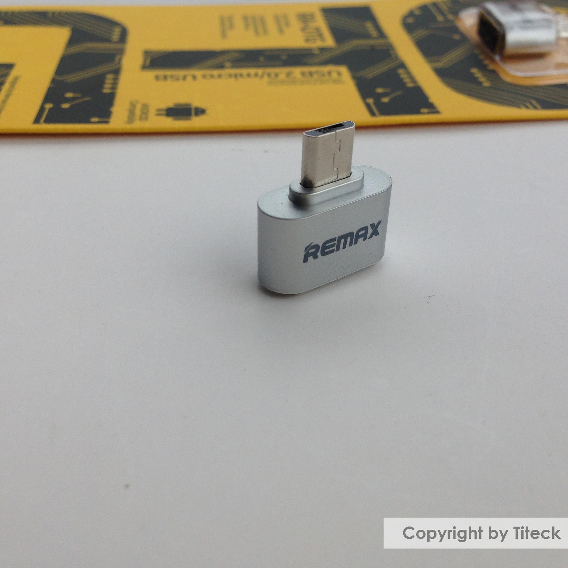 Adapter OTG REMAX Micro USB to USB