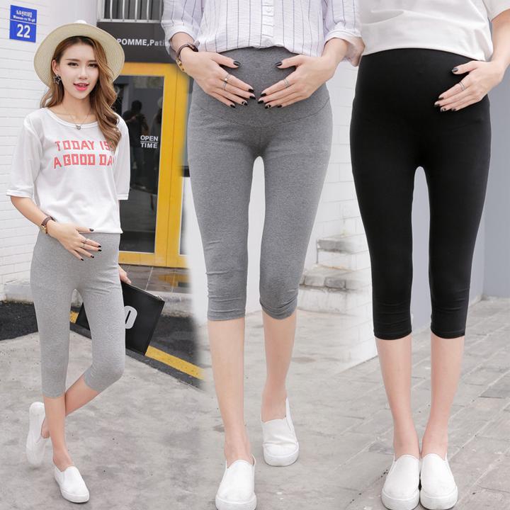 Quần legging bầu lửng