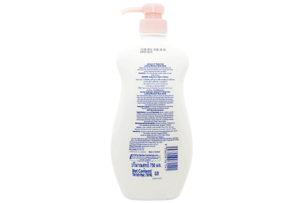 Sữa Tắm Dưỡng Ẩm Johnson’s 750ml