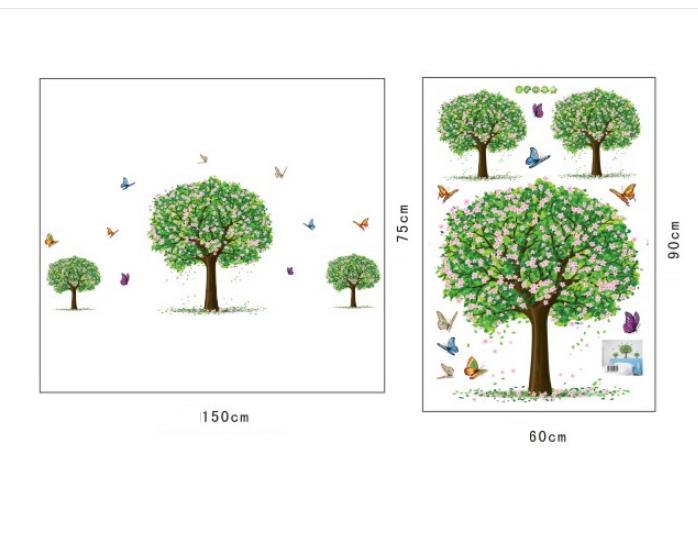Decal dán tường 3 cây - AY894-69