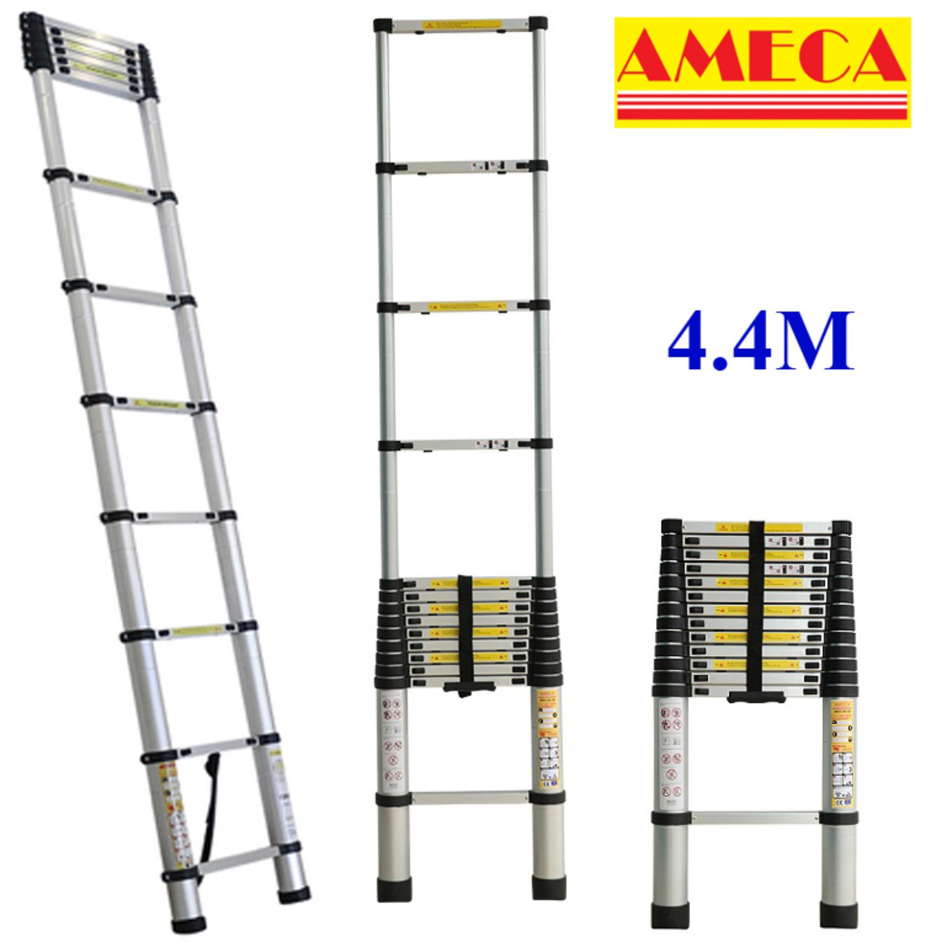 Thang nhôm rút đơn Ameca AMC440 4,4m