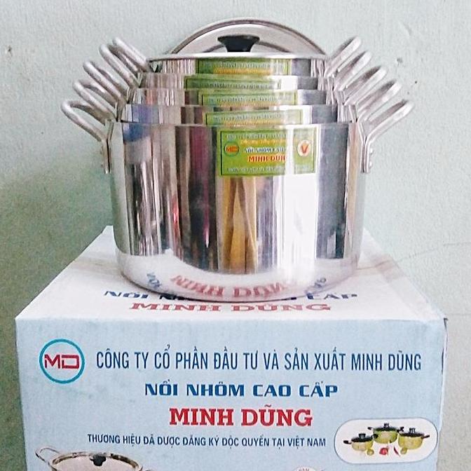 Bộ nồi nhôm cao cấp Minh Dũng