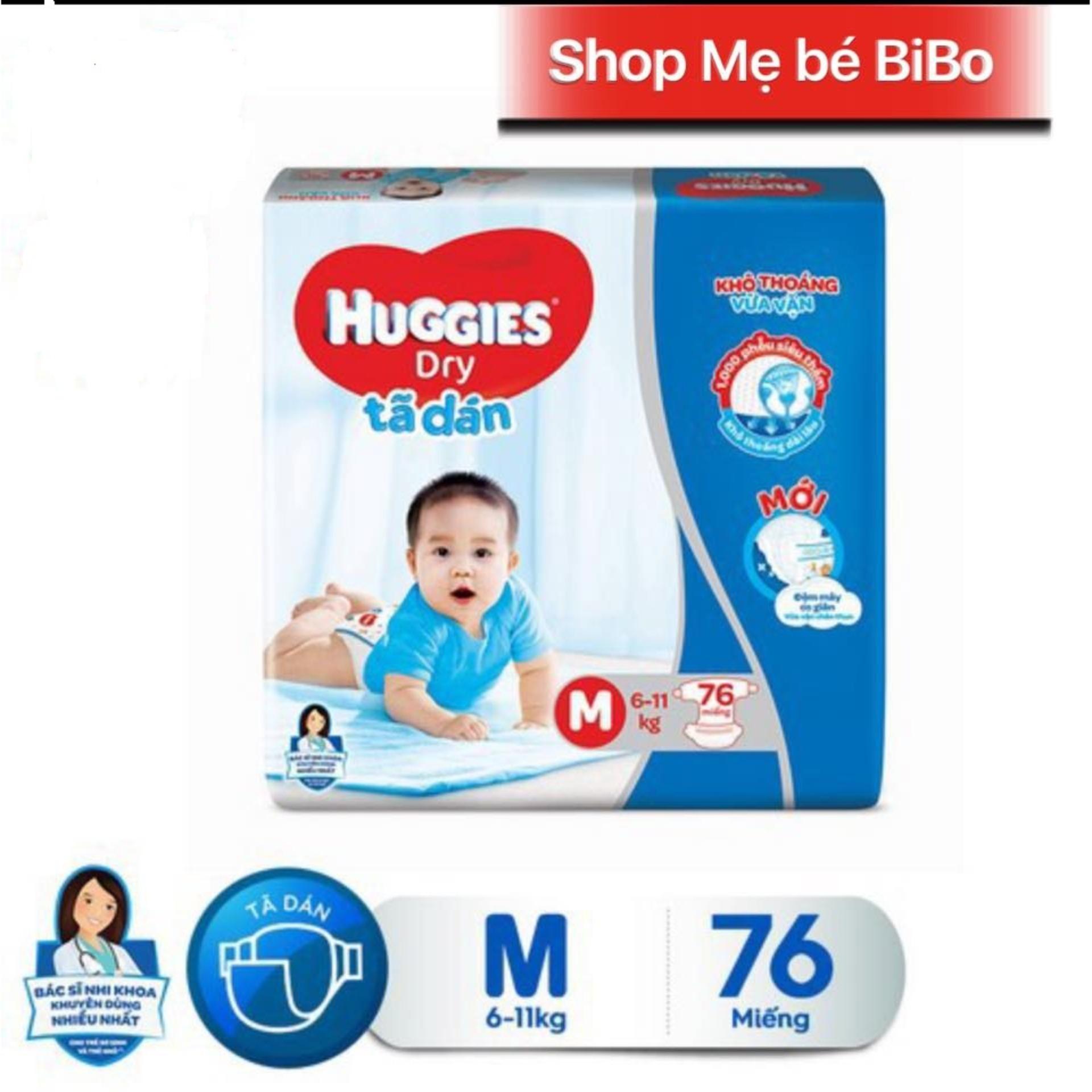 Tã dán Huggies cực đại M76 miếng (6-11 KG)