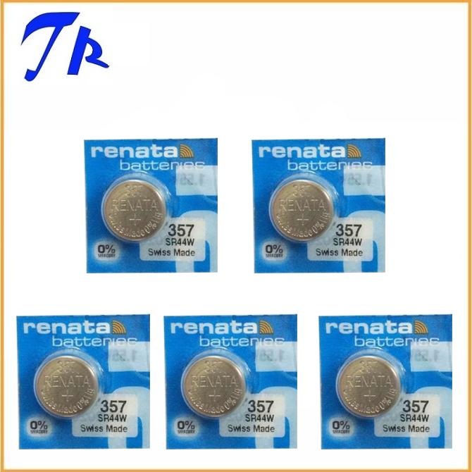 5 viên pin renata sr44w 1.55v, pin sr44sw/ 357