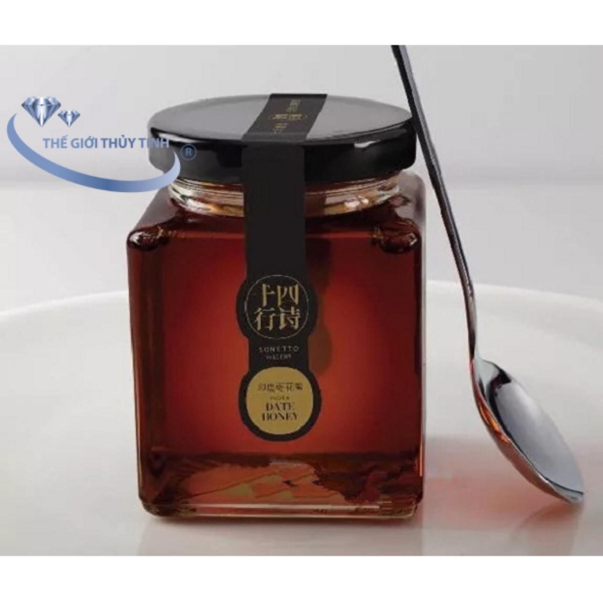 [HCM]HŨ THỦY TINH VUÔNG ĐỰNG THỰC PHẨM 280ML