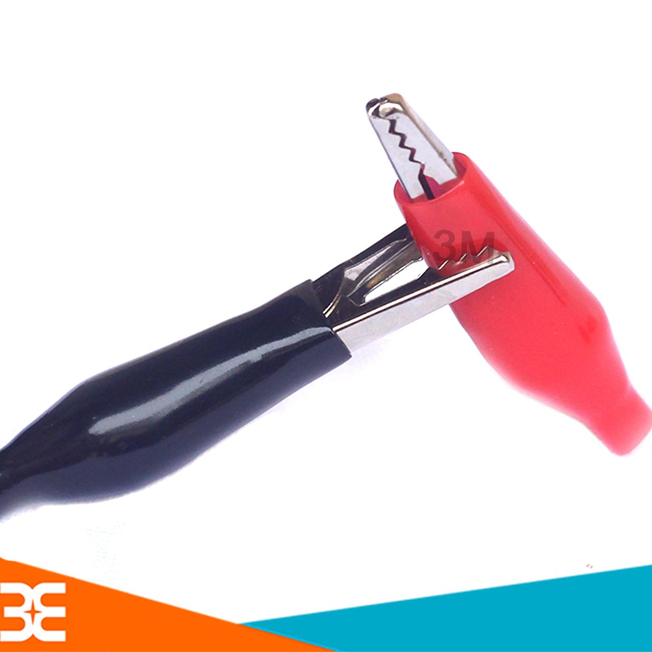 10 Kẹp Cá Sấu Mini 3.5cm ( 5 Đỏ - 5 Đen )