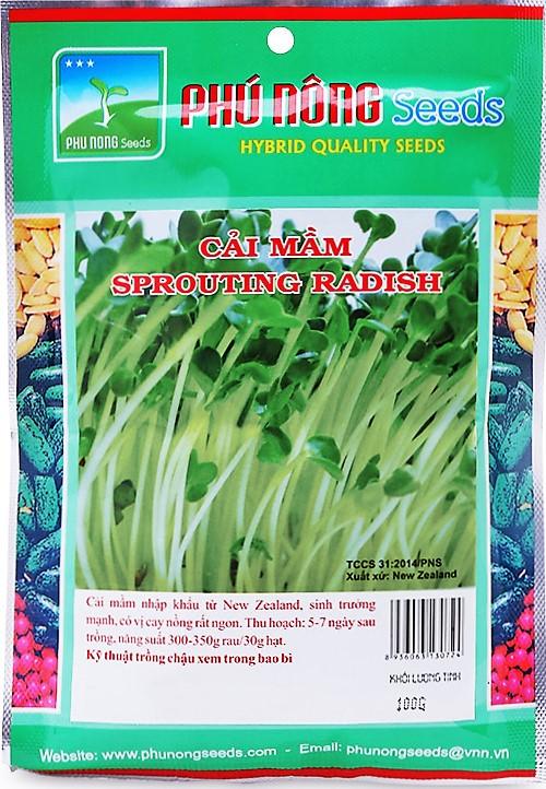 [HCM]Hạt giống cải mầm PN - 100g