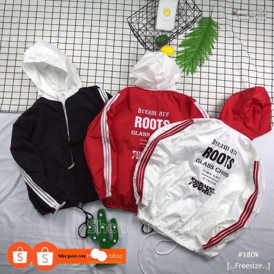 ÁO KHOÁC DÙ IN CHỮ SIÊU HOT B11