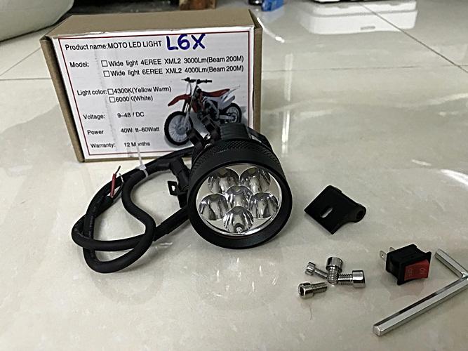 Đèn trợ sáng LED 48W Moto L6X