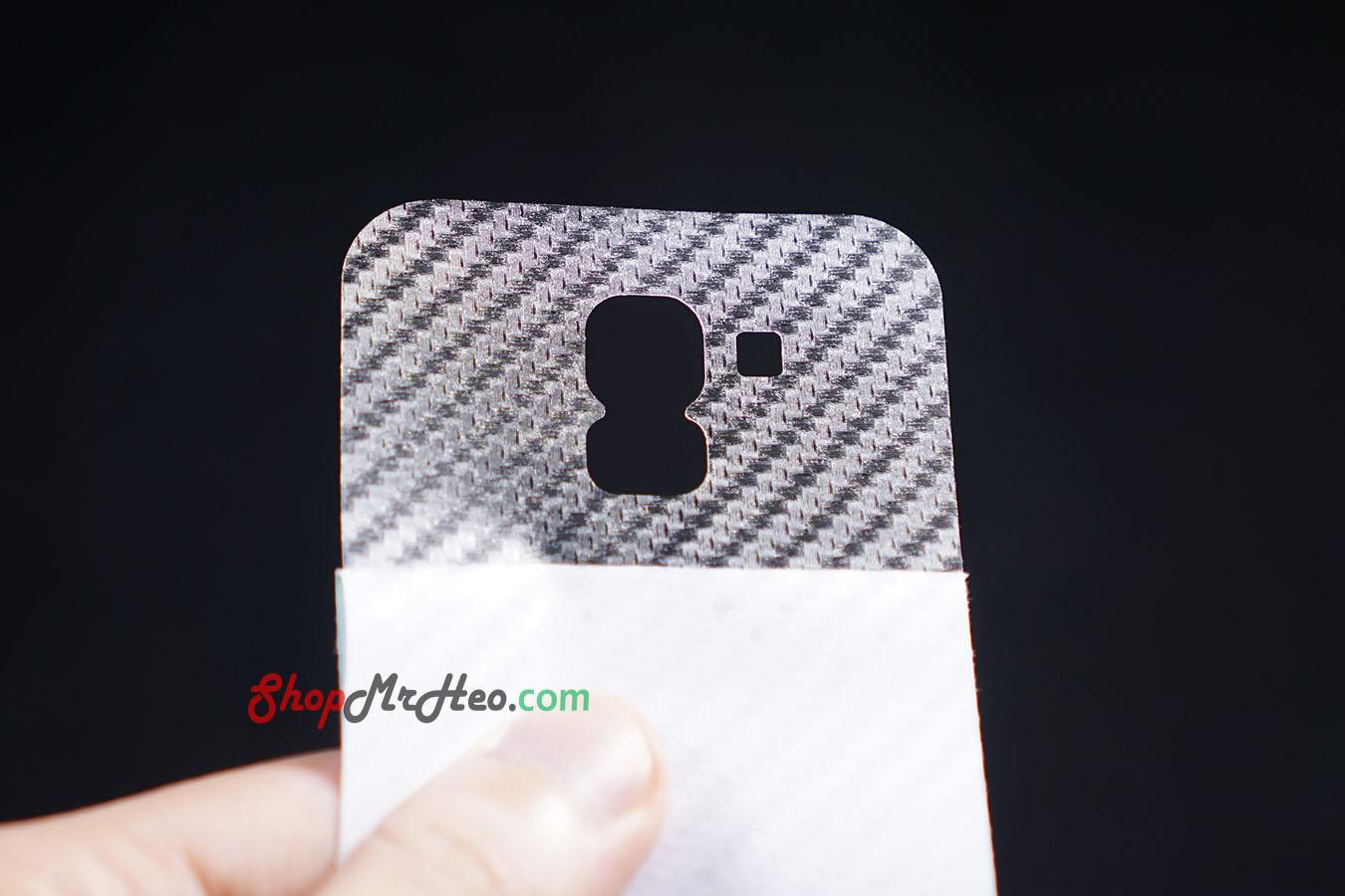 [HCM]Bộ 3 Skin Dán Mặt Lưng Vân 3D Samsung J6 2018
