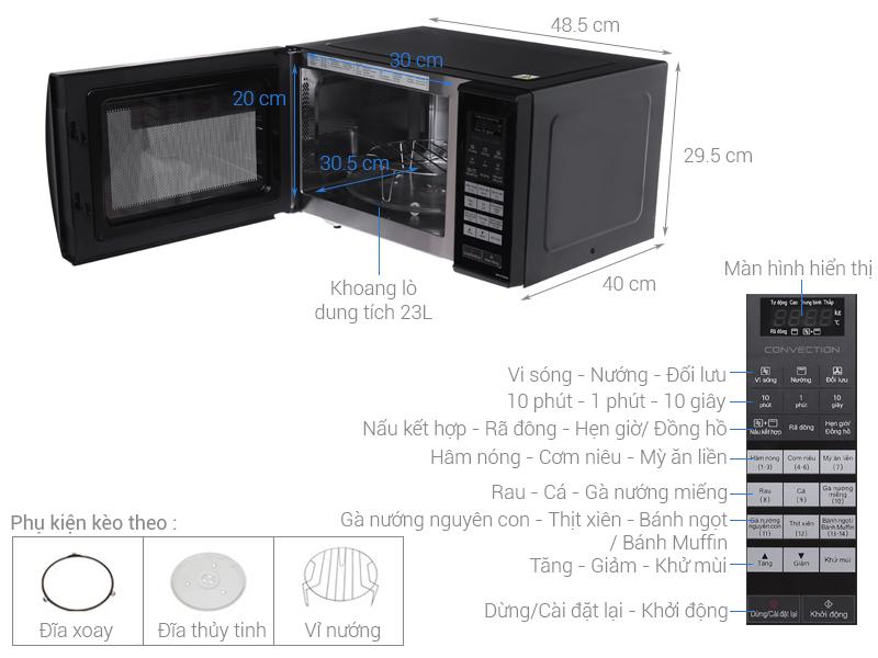 Lò vi sóng Panasonic NN-CT36HBYUE