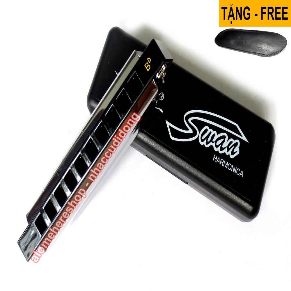 Kèn harmonica Swan SW1020 Key C# (Db) Bạc