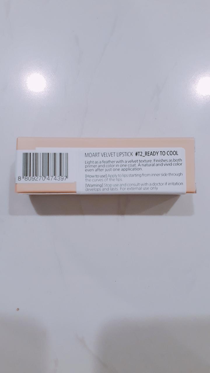 Son lì Moart Velvet Lipstick T2 Ready To Cool