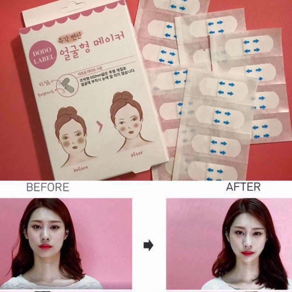 Set 20 miếng dán mặt vline thần kỳ