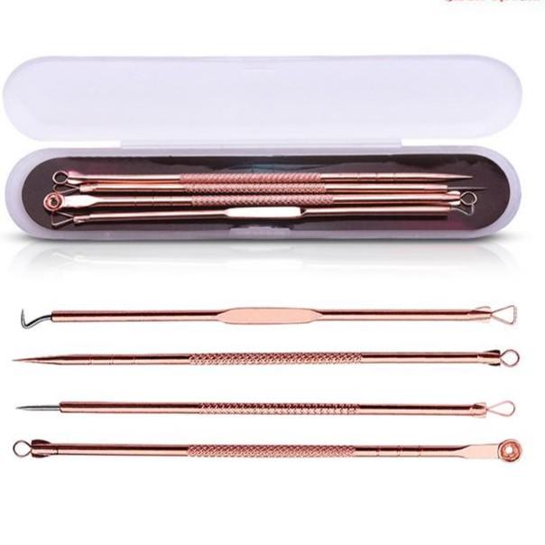 Bộ 4 cây nặn mụn chuyên dụng (Màu đồng)