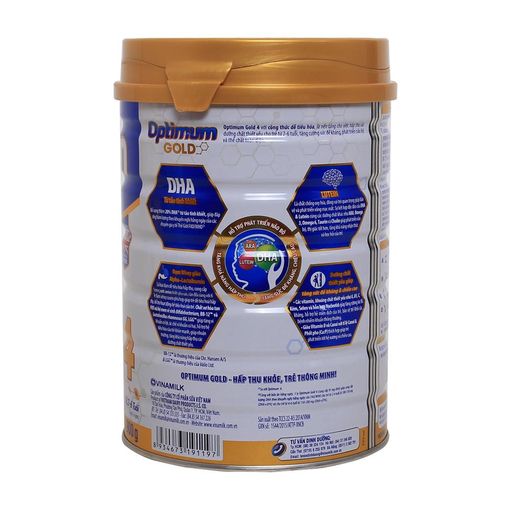 Bộ 2 Sữa bột Optimum Gold Step 4 900g