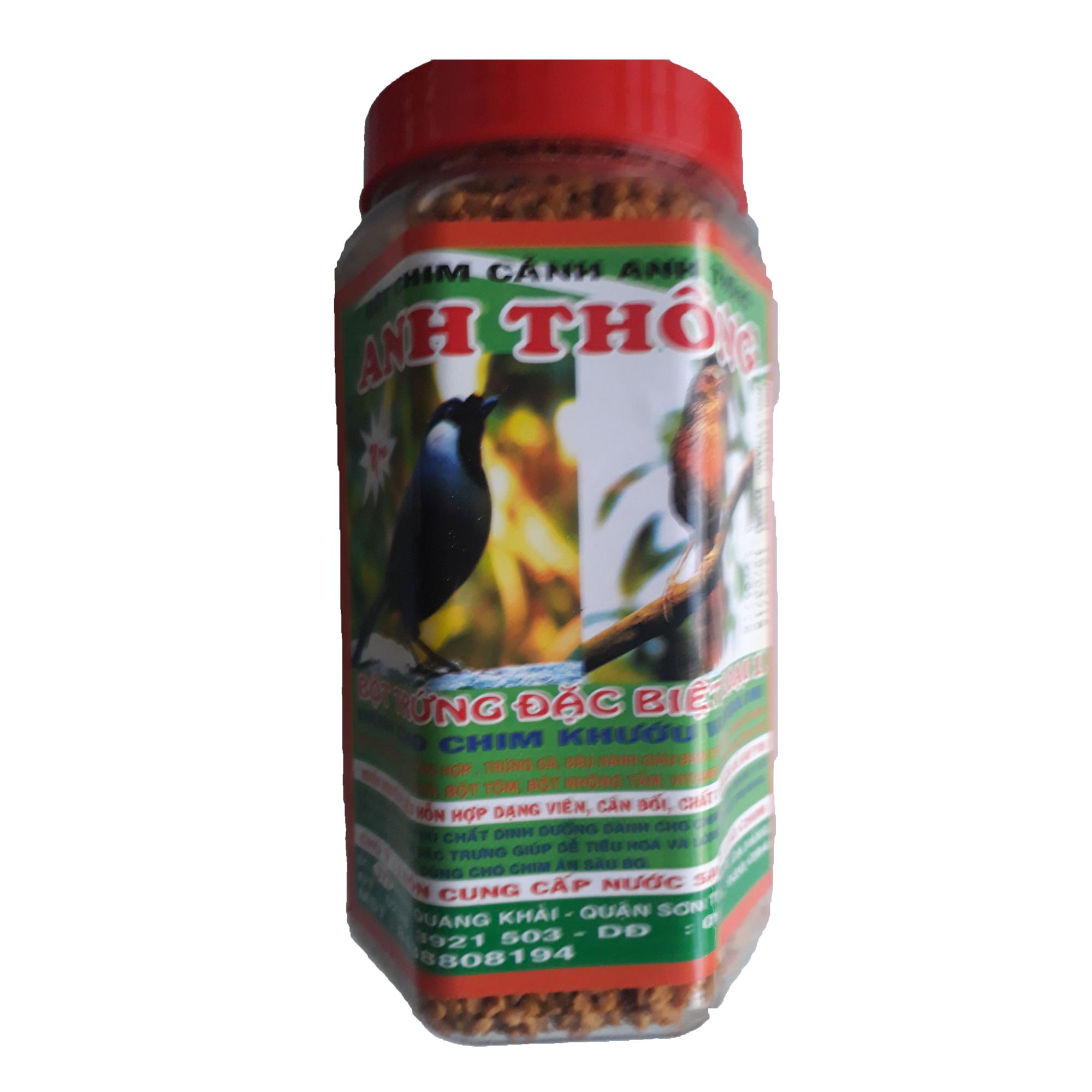 Thức Ăn Chim Họa Mi Khướu Anh Thông 550g - Cám Mi Khướu Anh Thông Loại Tốt