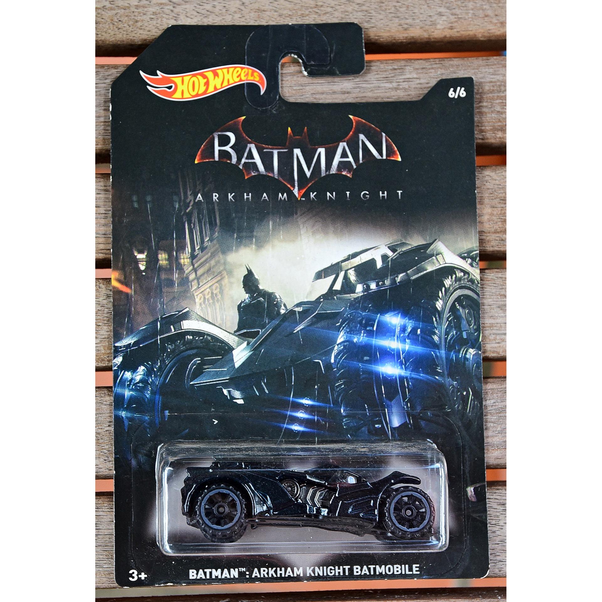 Ô tô mô hình tỉ lệ 1:64 Hot Wheels Batman Arkham Knight Batmobile 6/6 ( Màu  Đen ) 