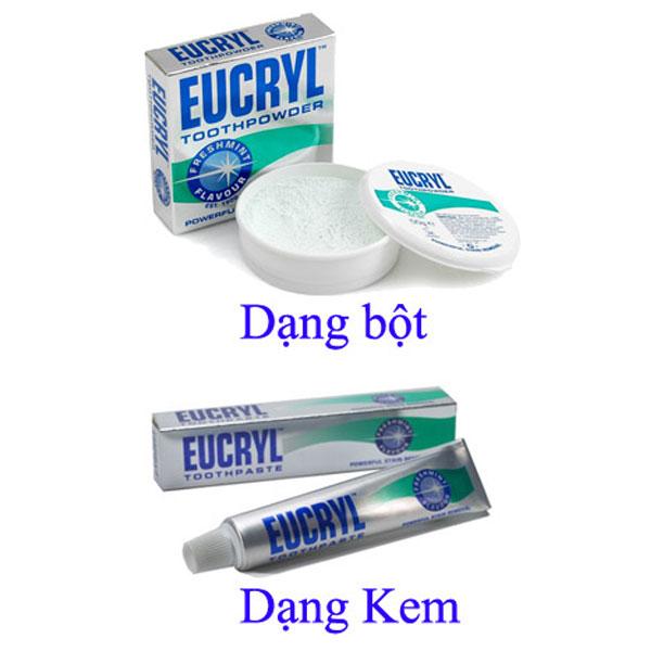 [HCM]Combo tiết kiệm kem đánh răng và Bột tẩy trắng răng EuCryl