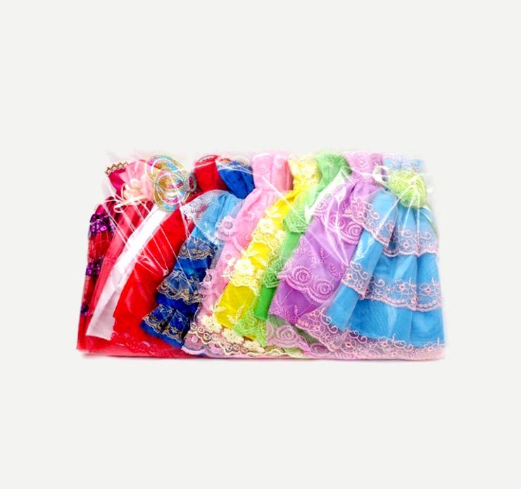 Bộ 05 Váy Đầm Dạ Hội Dành Cho Búp Bê 30cm