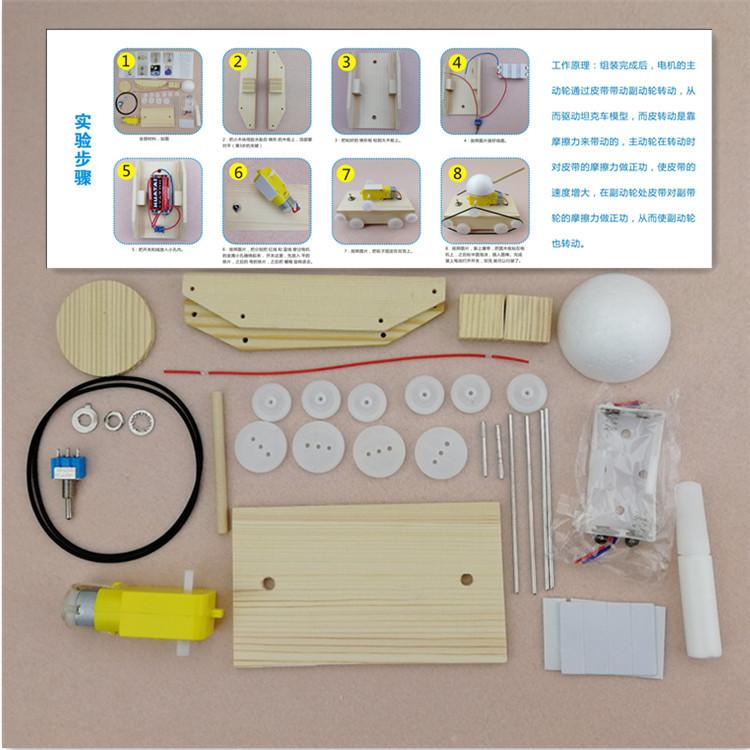 Bộ lắp ráp mô hình xe tăng bằng gỗ