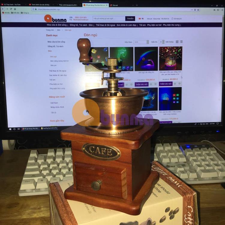 Grinder cafe mini, Coffee Mill beans hand crank, grinding machine coffe