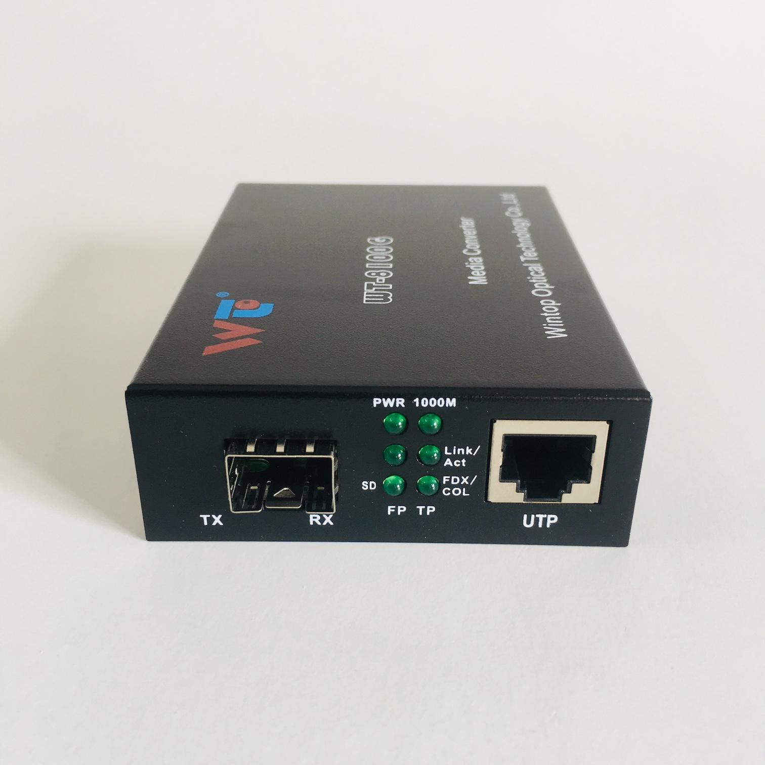 Bộ chuyển đổi quang điện 10/100/1000M SFP module, WT-8110G-SFP-AS - WINTOP