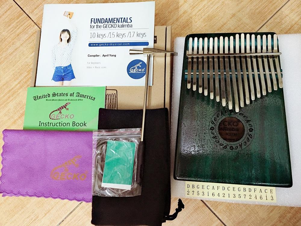 Đàn Kalimba Gecko gỗ KOA cao cấp - Thumb Piano Lovers 17 keys  - HÀNG CÓ SẴN