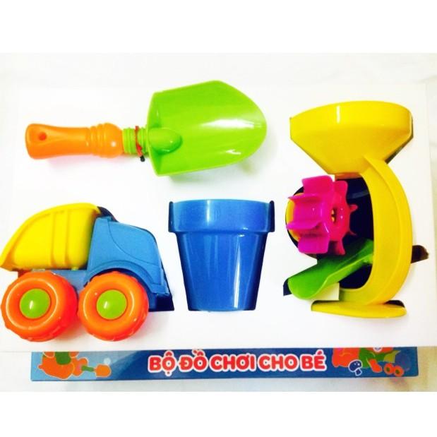 Đồ chơi xe xúc cát biển cho bé-Đồ chơi  cát