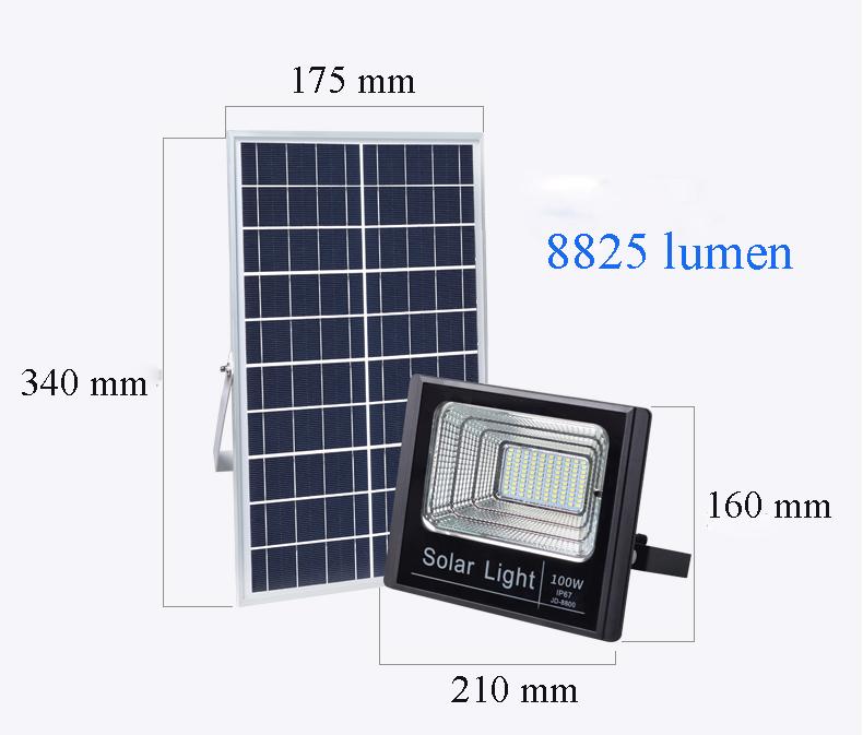 Đèn Năng Lượng Mặt Trời Điều Khiển Từ Xa 25W Solar Night