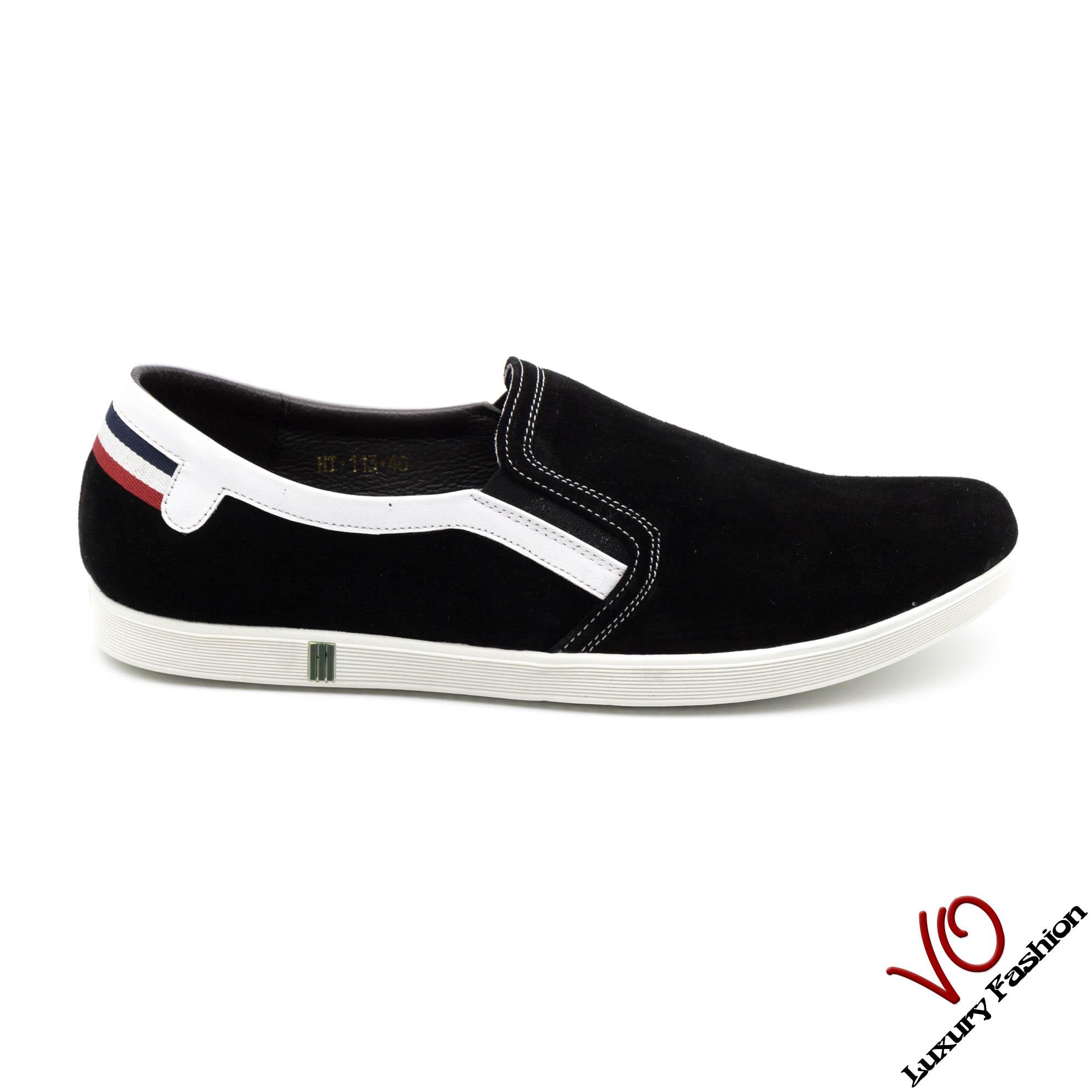 Giày sneaker nam da lộn (da bò) VO HT 113