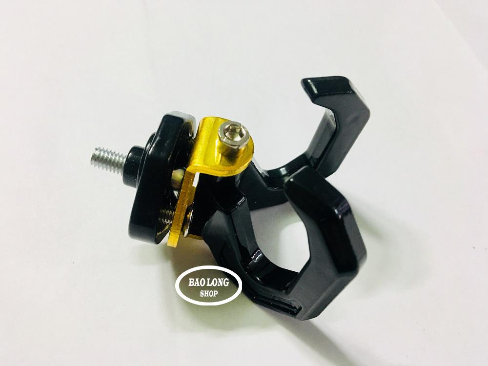 Móc treo đồ xe máy (2 móc xoay 180*) màu Vàng
