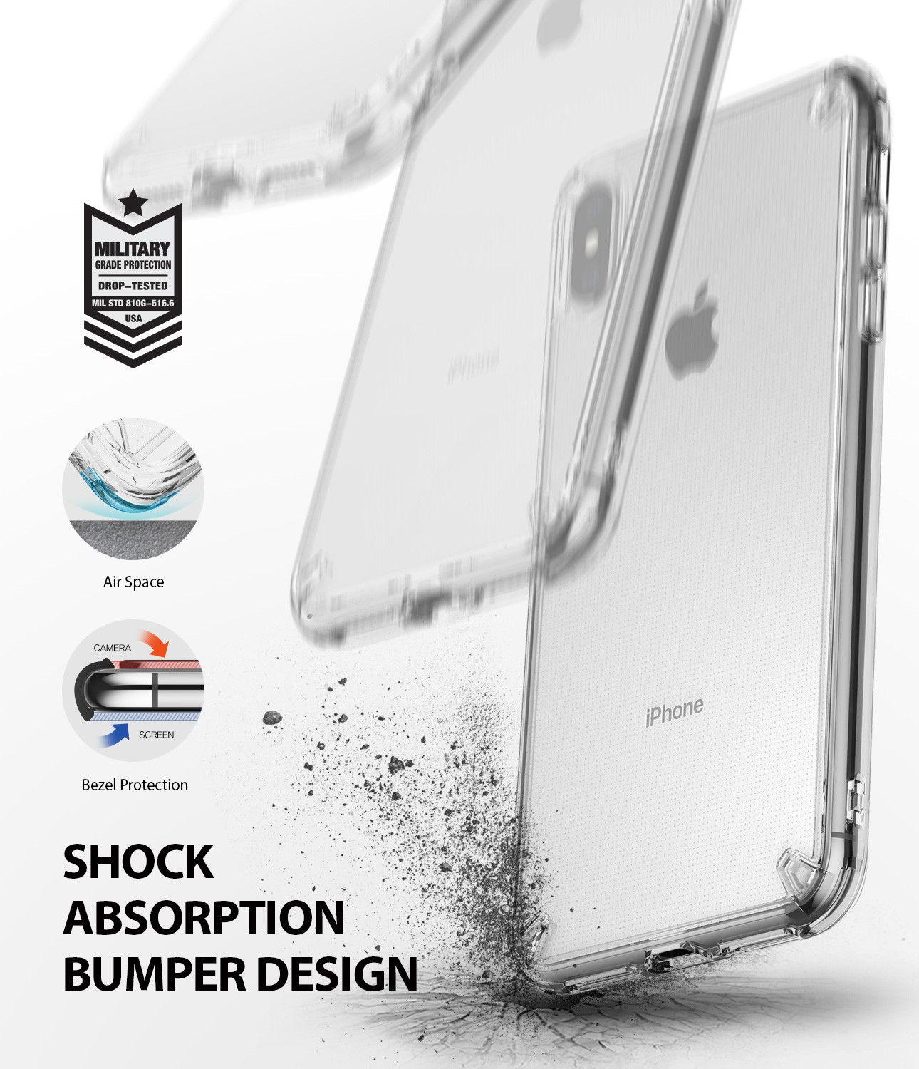 Ốp lưng iPhone Xs Max Ringke Fusion Hàn Quốc (Ringke Fusion Korea Case for iPhone Xs Max)