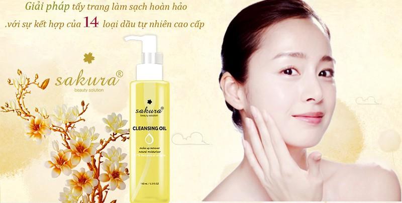 DẦU TẨY TRANG SAKURA CLEANSING OIL