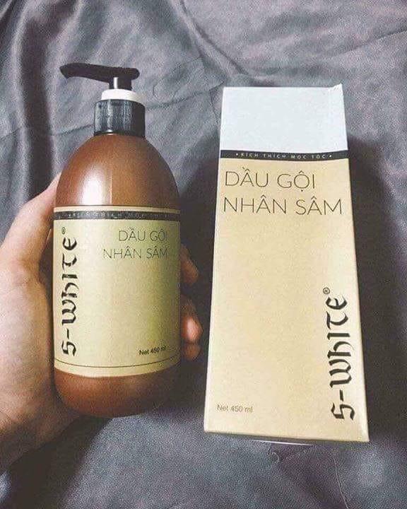 DẦU GỘI NHÂN SÂM ĐÀO SWHITE - 1000ML